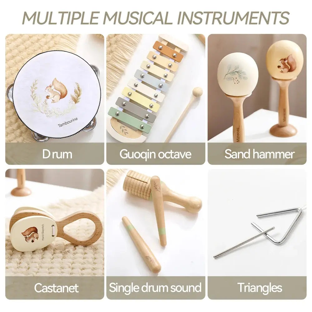 Montessori Wooden Musical Instruments Trikidsworld