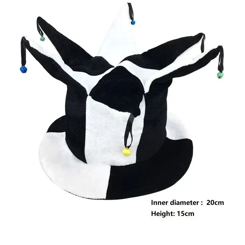 Adult Halloween Fancy Dress Up Hat Stage Show Props Clown Funny Dress Up Clown Hat Carnival Birthday Cake Cap Trikidsworld