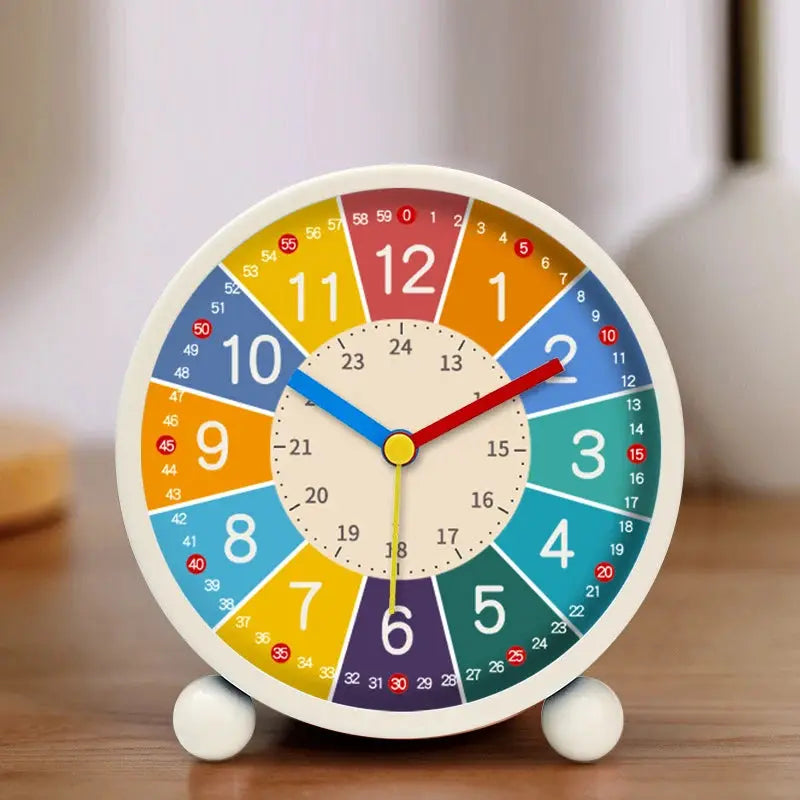 Early Learning Desktop Alarm Clock Children Wake Up Alarm Clock Living Room Bedroom Silent Desktop Clock Desktop Clock Trikidsworld
