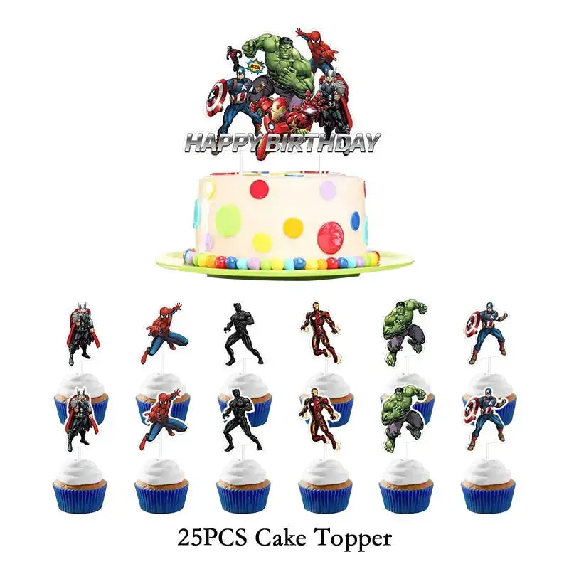 Kids Avengers Marvel Birthday Party Decoration Trikidsworld
