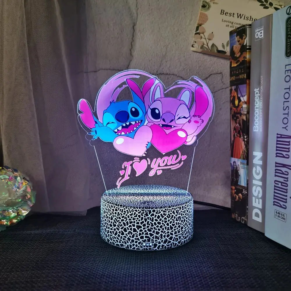Lilo & Stitch Kids Night Light | Creative Cartoon Table Lamp Gift Trikidsworld
