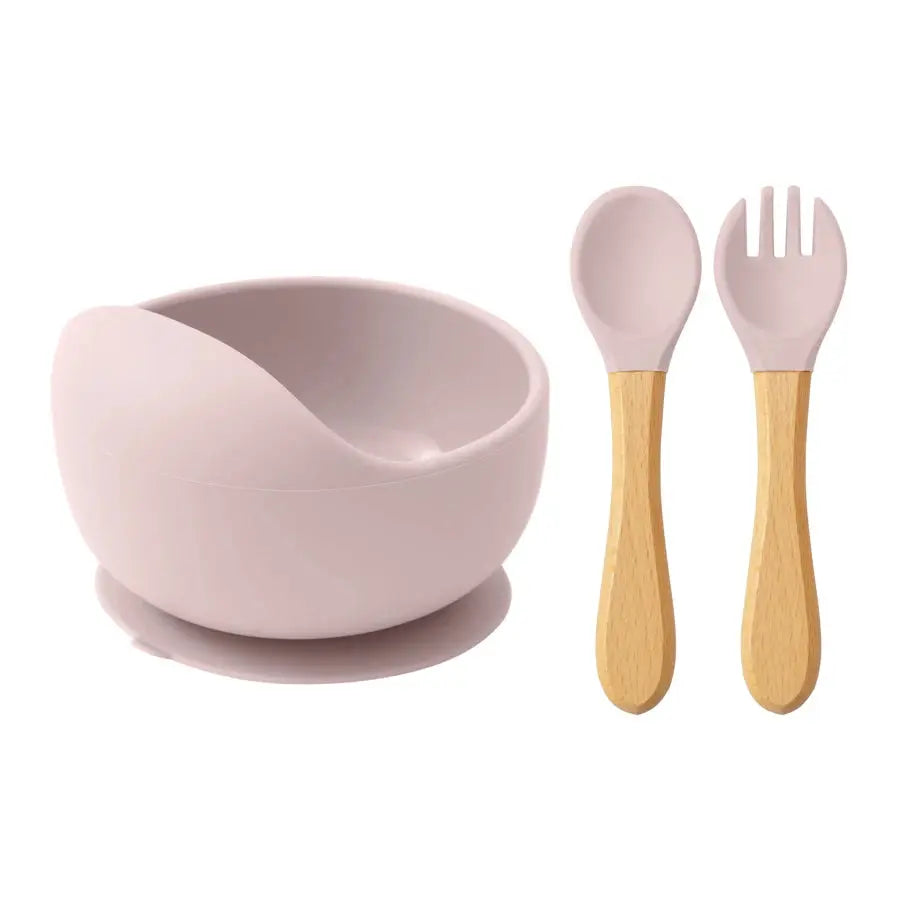 Tiny Bites Trio: Suction Feeding Set for Little Ones Trikidsworld