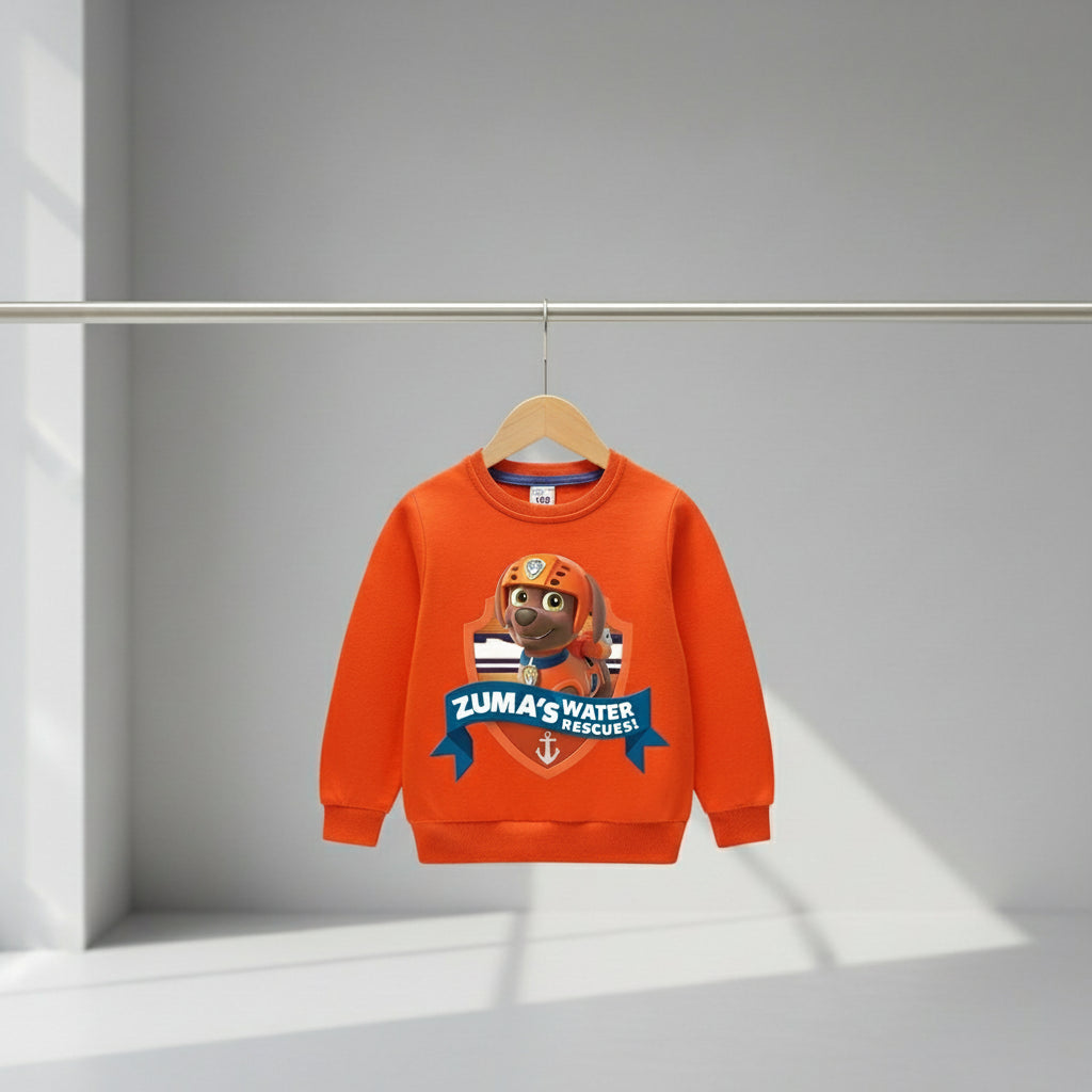 Paw Patrol Print Kids Sweatshirts Cartoon Children Hoodies Funny Autumn Spring Baby Pullover Outwear Tops Girls Boys Clothes Trikidsworld