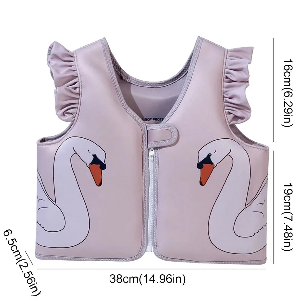 Kids Swim Vest Swim Trainer Vest Cute Swimming Aid Buoyancy Clothing Cartoon Floaties Swimsuit Buoyancy Swimwear for Boys Girls Trikidsworld