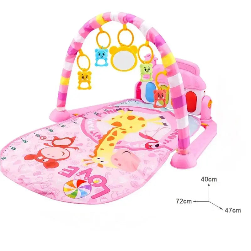 Baby Activity Gym Rack Early Education 0-36 Months Toy Gifts Musical Newborn Piano Keyboard Crawling Blanket Pedal Play Mat Trikidsworld