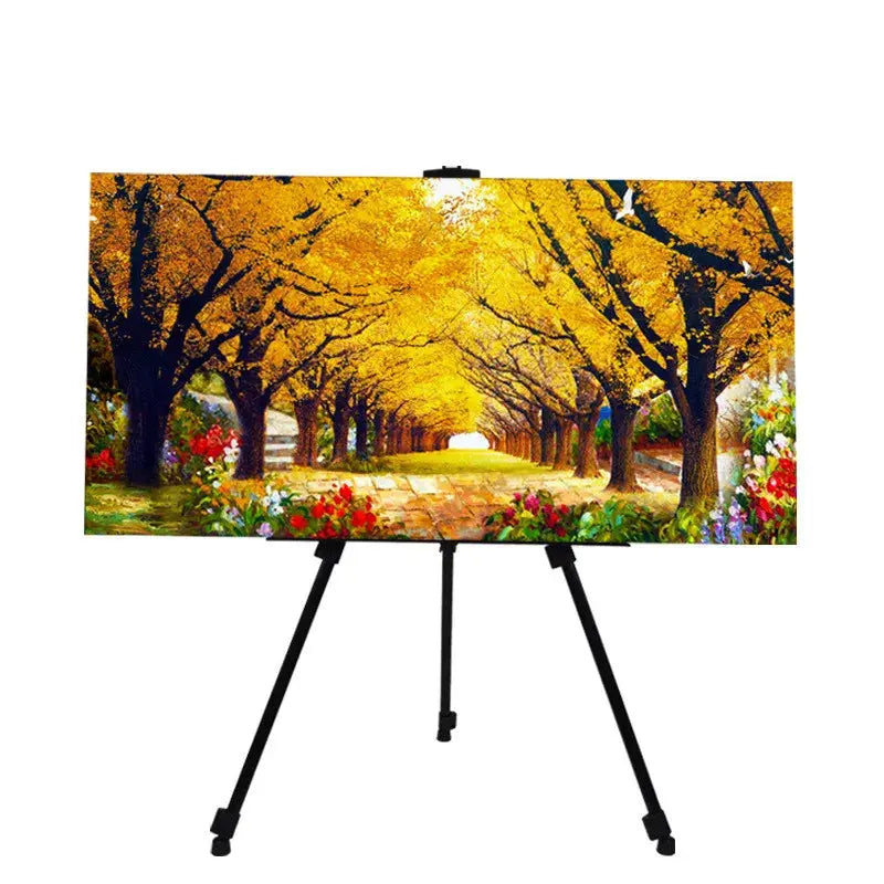 Portable Adjustable Metal Sketch Easel Sketch Drawing For Artist Art Supplies Stand Foldable Travel Easel Shelf With Bag Outdoor Trikidsworld