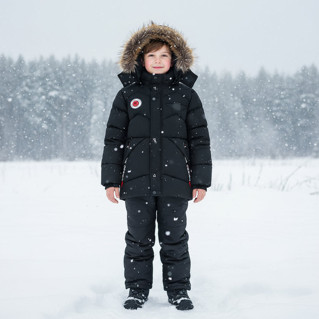 Winter Jacket Kids Boys Keep Warm Parka Windproof Snowproof Thermal Heavy Coat Fashion Outdoor Jacket CoolBoys Children Clothing Trikidsworld