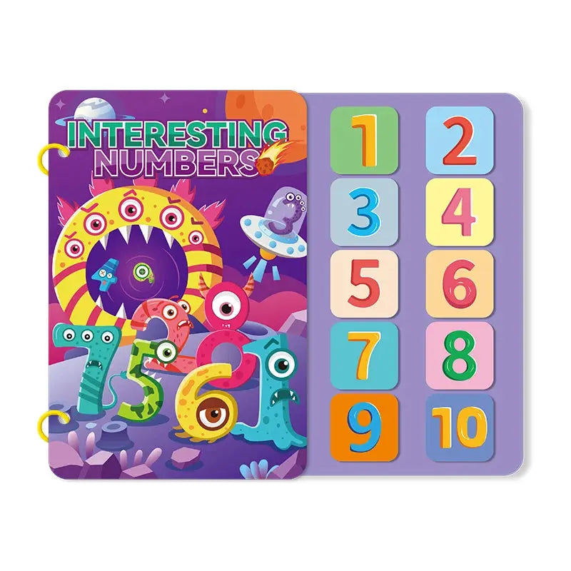 Children Early Education Quiet Busy Paste a Book Baby DIY Puzzle Sticker Montessori Toy Portable Educational Toy Sticker Book Trikidsworld