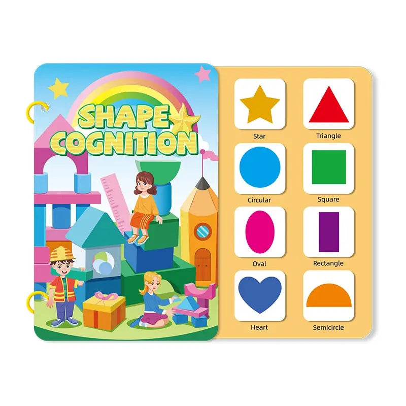 Children Early Education Quiet Busy Paste a Book Baby DIY Puzzle Sticker Montessori Toy Portable Educational Toy Sticker Book Trikidsworld