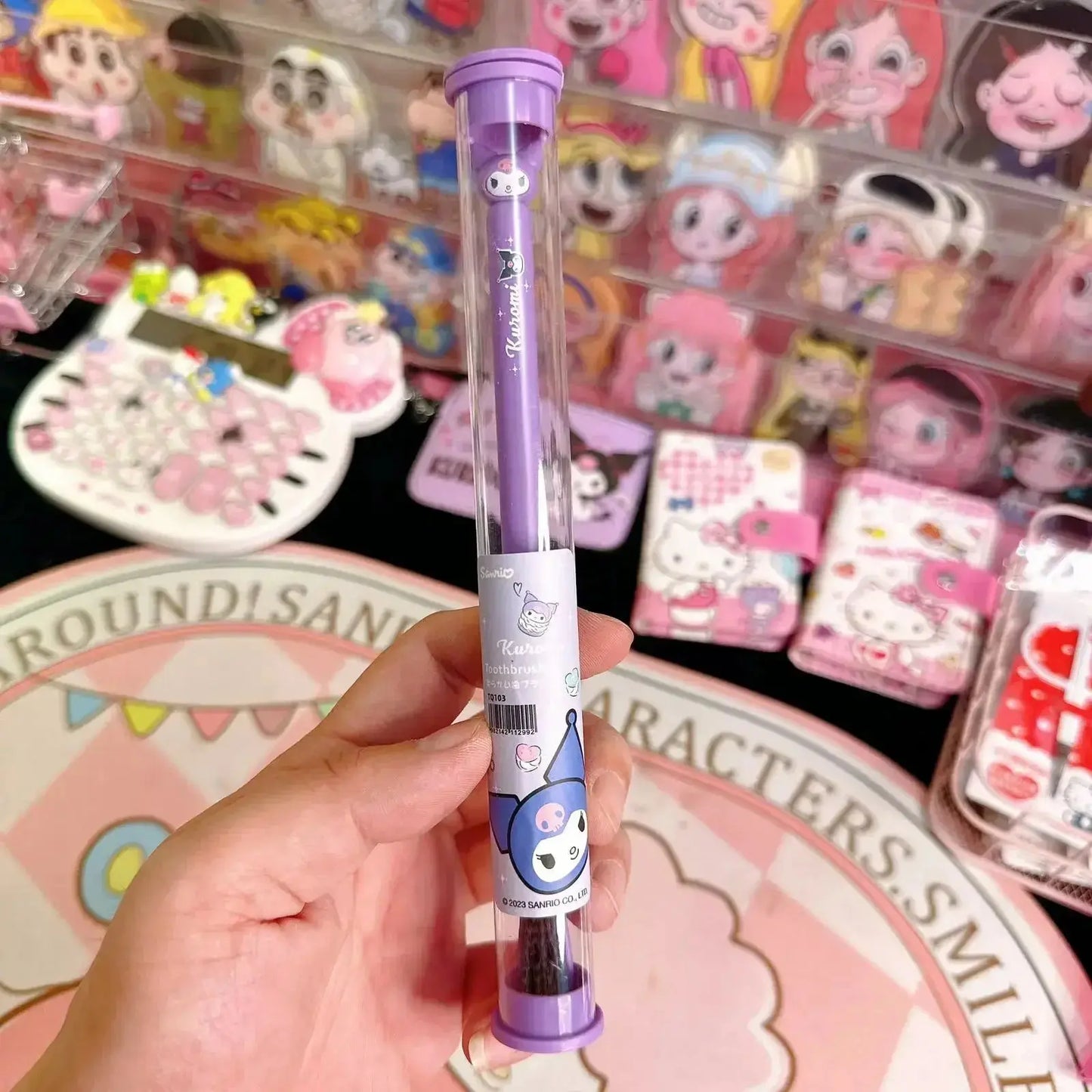 Sanrio Anime Toothbrush Hello Kitty Melody Kuromi Cinnamoroll Cartoon Student Adult Household Toothbrush Cleaning Birthday Gifts Trikidsworld