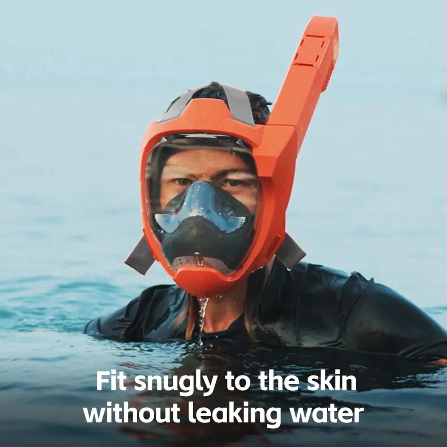 Snorkel Mask Full Face with Full Dry Breathing System Snorkeling Gear 180° Panoramic View Snorkel Mask with Anti-Fog Anti-Leak Trikidsworld