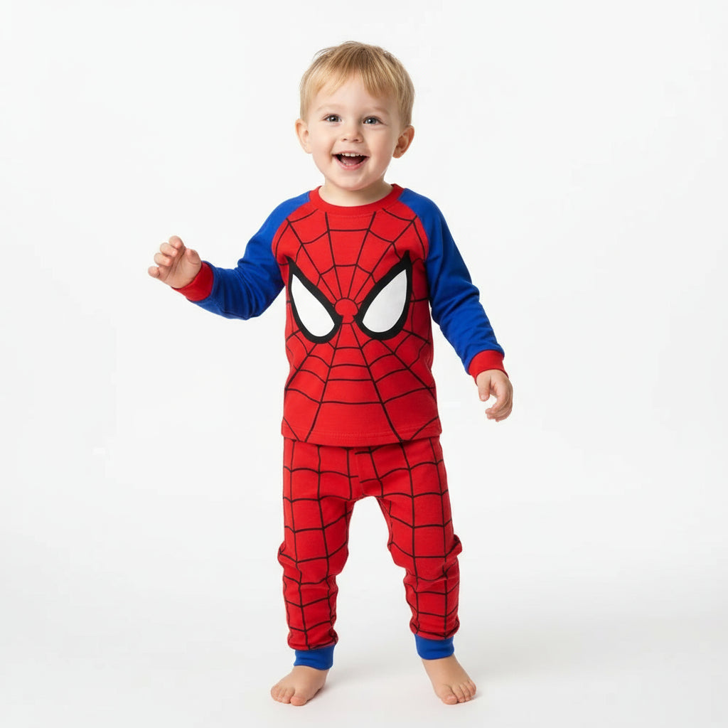 Spring Autumn Children's Mickey Clothing Sets Boys Sleepwear Clothes Kids Iron Man Pajamas Set Baby Girls Cotton Cartoon Pijamas Trikidsworld