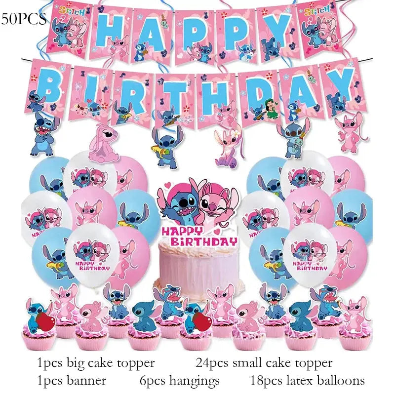 Birthday Party Decoration Lilo And Stitch Trikidsworld