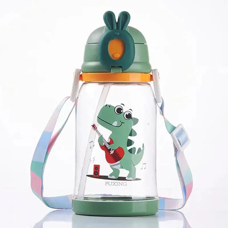 Water Bottle with Straw 600ml Kids Trikidsworld
