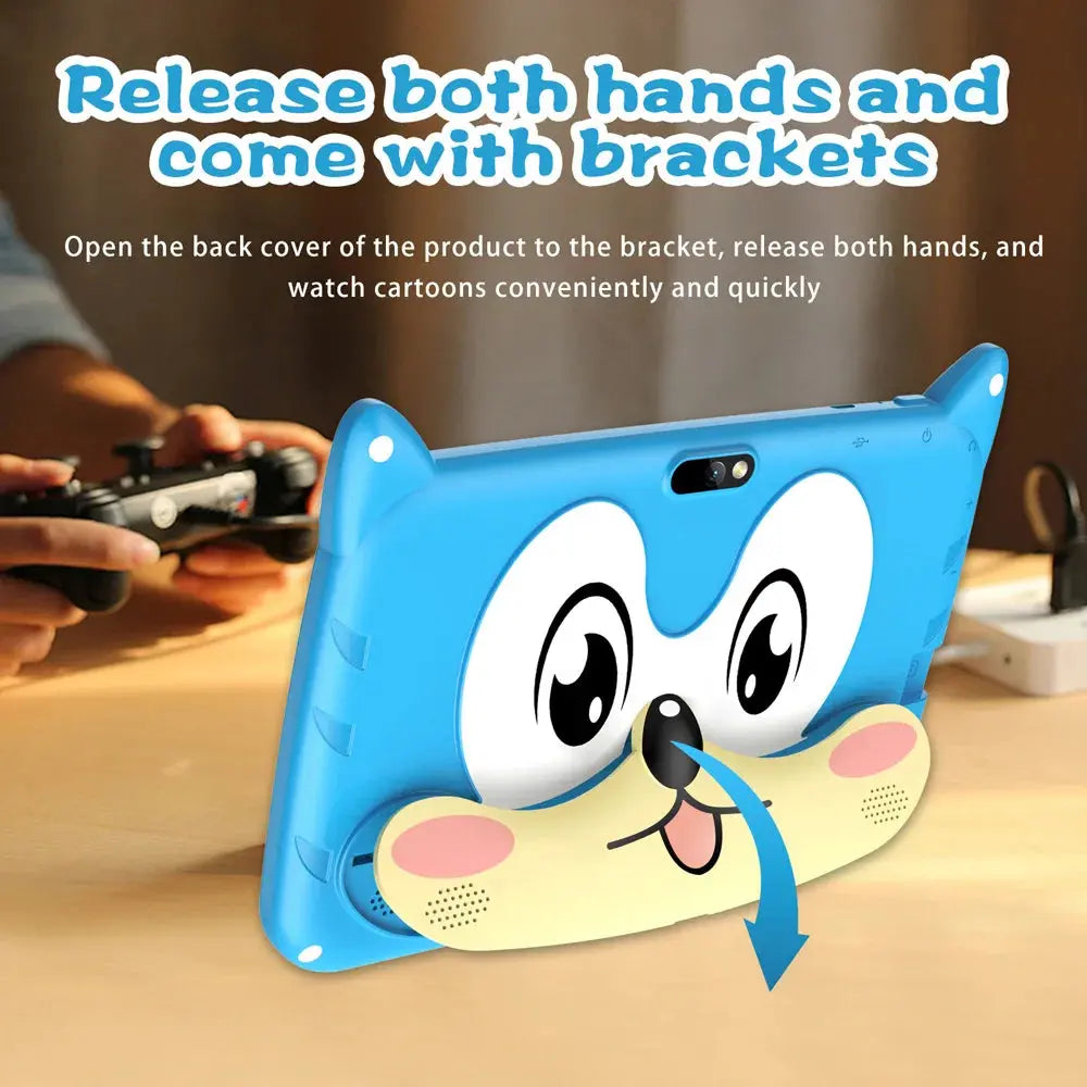 BDF 7" Kids Tablet – Android 13, 4GB+64GB, 1TB Expandable, 5G WiFi, 4000mAh, Dual Trikidsworld