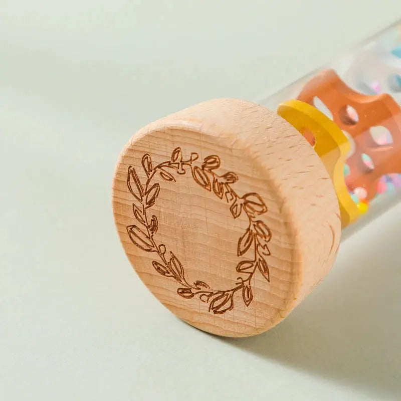Colorful Musical Rain Stick Hourglass Rattle Trikidsworld