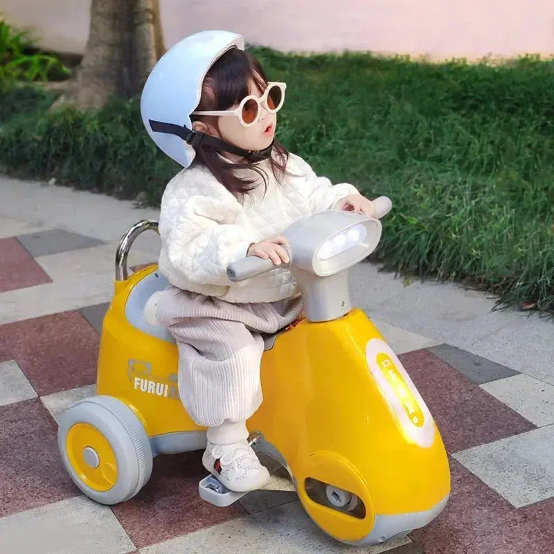 Multi-function LED Sound motorcycle High Quality balance Tricycle rocking car toy girls birthday gift parent-child interaction Trikidsworld