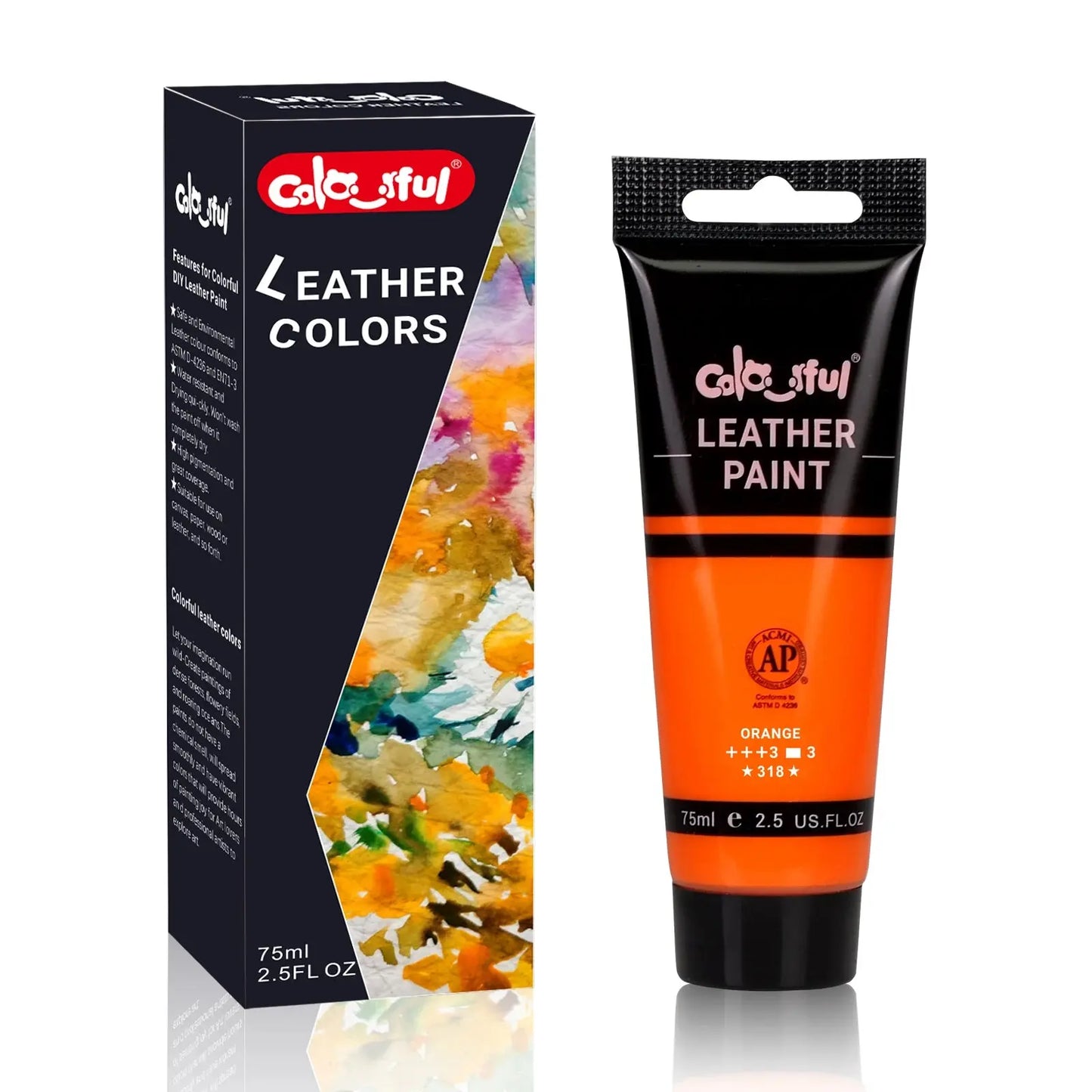 Acrylic Leather PigmentPaint set 12 Colors Leather For Bags,Shoe,Crafts DIY Waterproof Never Fading Leather Repair paint pigment Trikidsworld