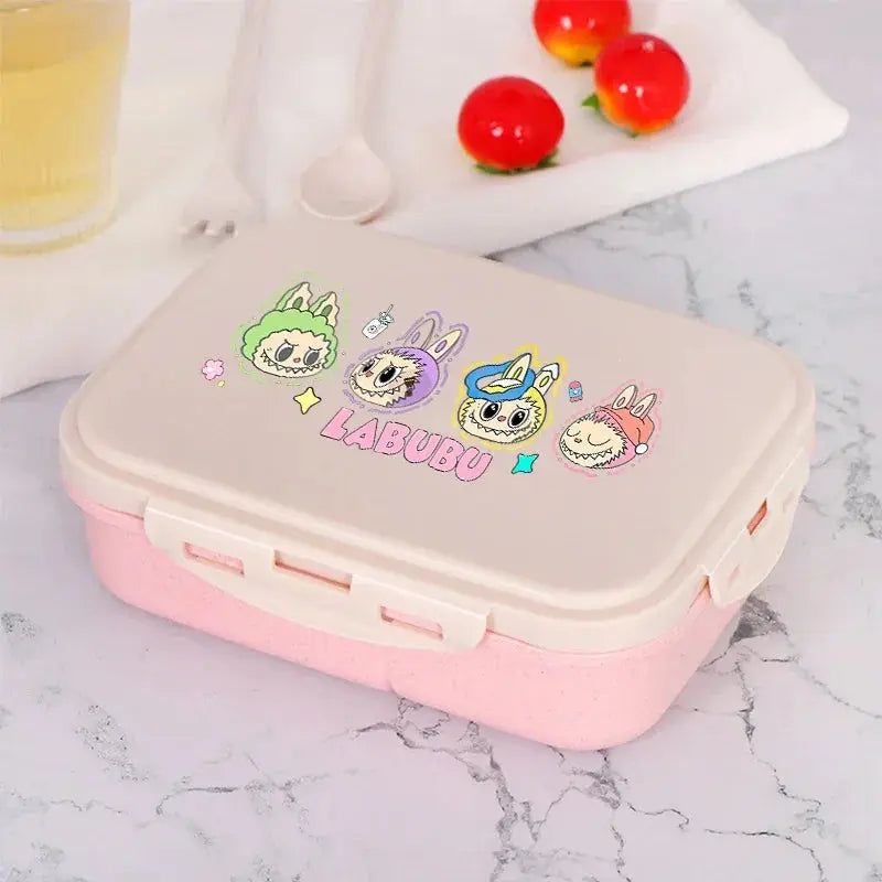 Lunch Bag Cartoon Crystal Sticker Warming Box Portable Outdoor Picnic Food Storage Bags Large Capacity Bento Boxs Gifts Trikidsworld