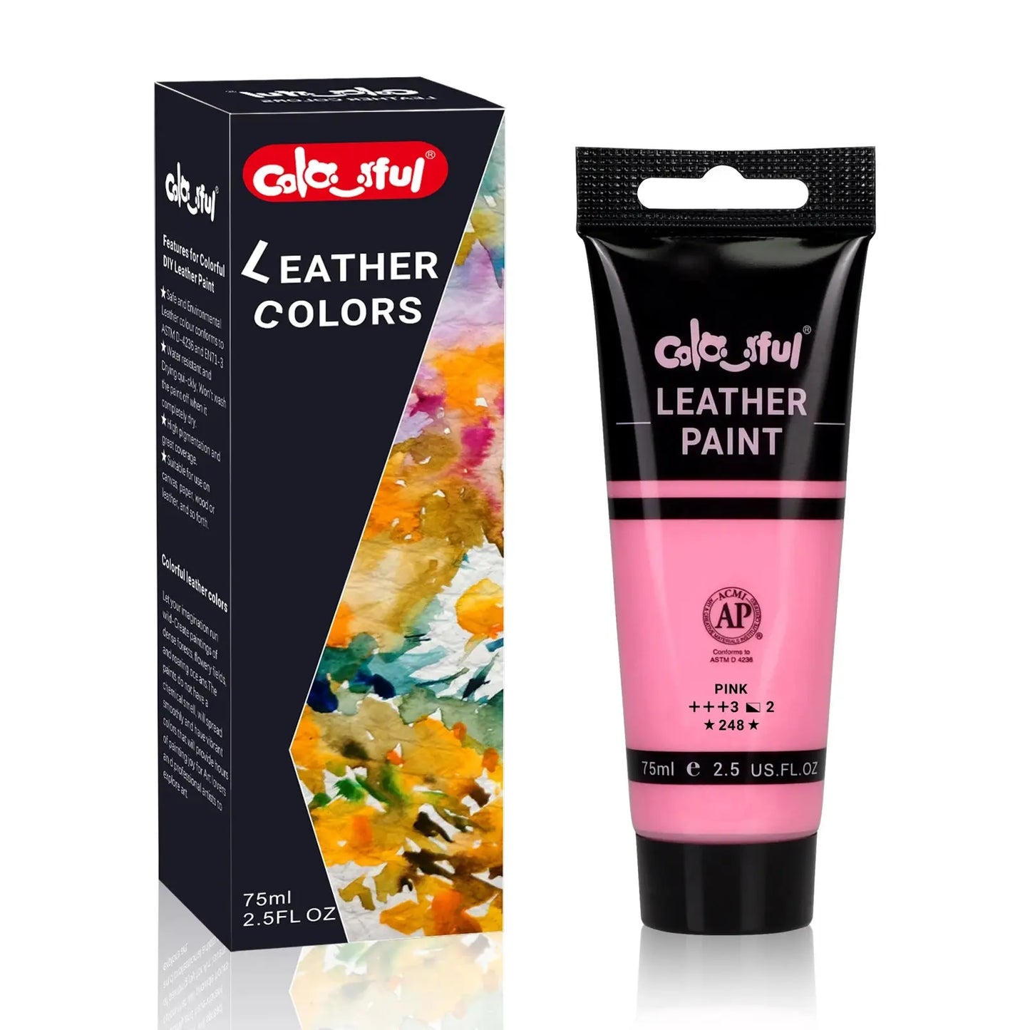 Acrylic Leather PigmentPaint set 12 Colors Leather For Bags,Shoe,Crafts DIY Waterproof Never Fading Leather Repair paint pigment Trikidsworld