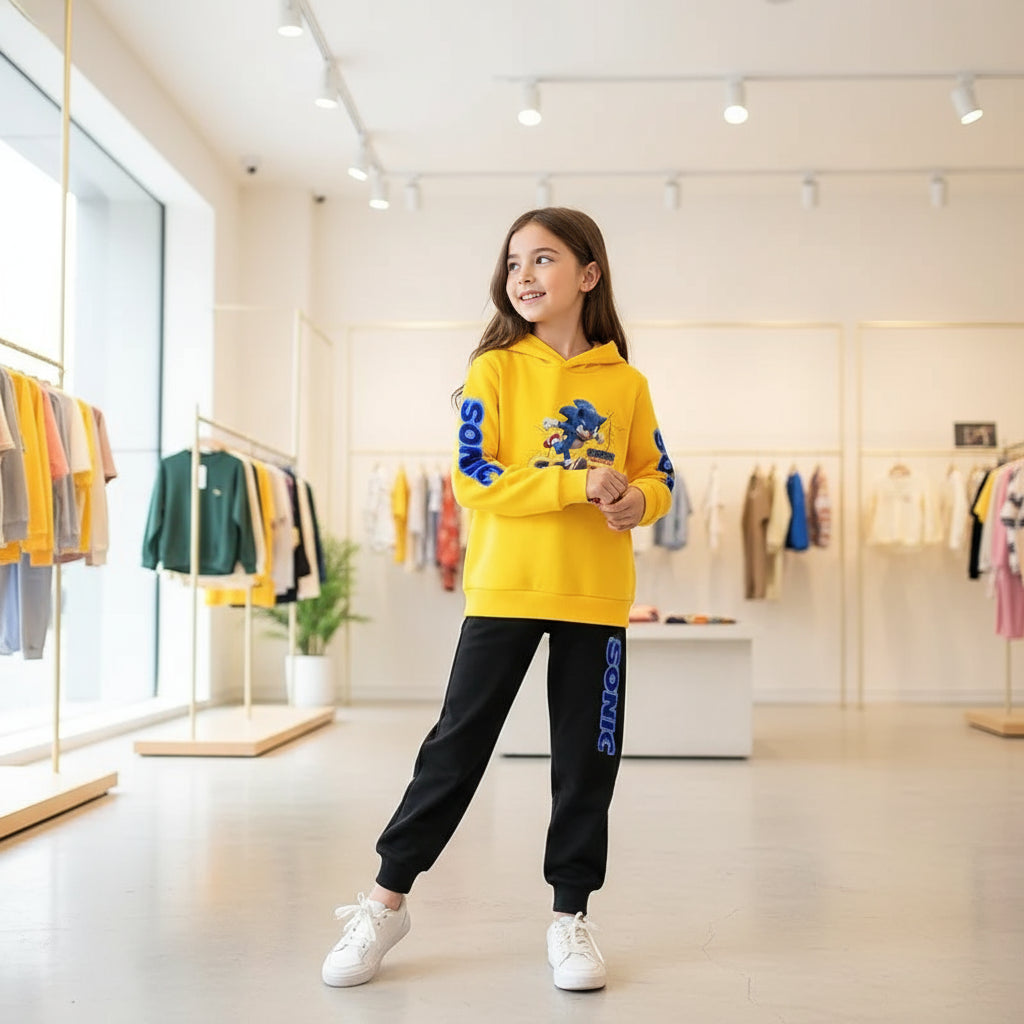 Sweat à capuche d'automne pour enfants de 3 à 12 ans, produits Anime, vêtements de sport, pull + pantalon, ensemble deux pièces Trikidsworld