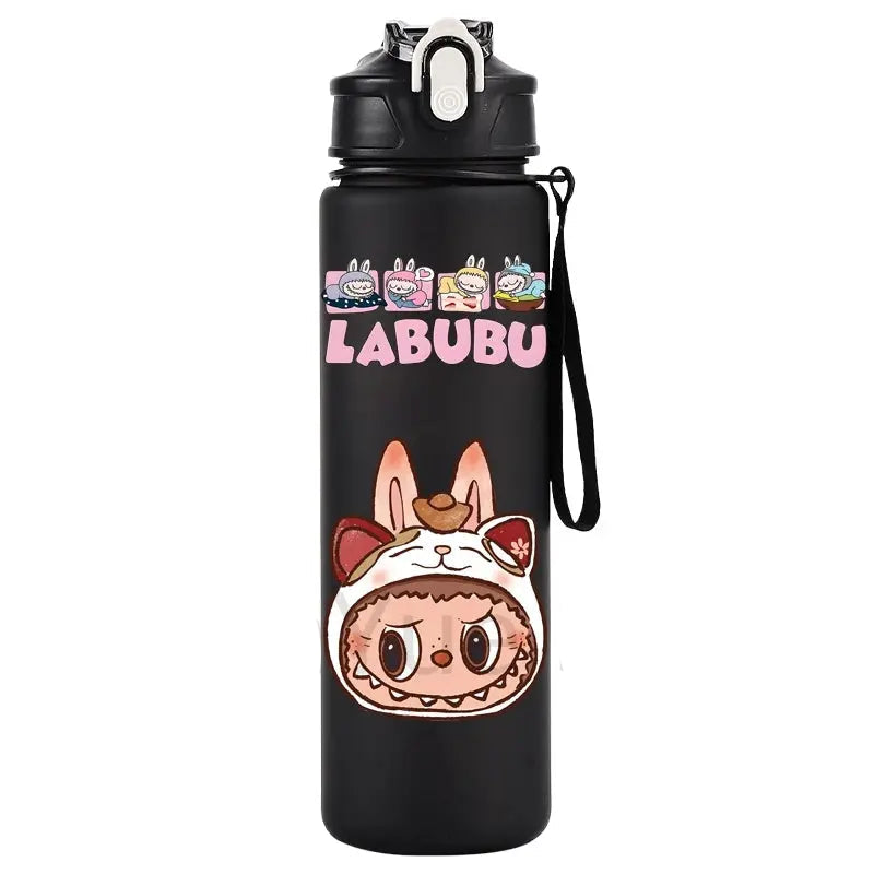 750Ml Cartoon Printed Water Bottle Teenger Student Drinking Portable Cartoon Large Capacity Outdoor Sport Water Cup Kid Gift Trikidsworld