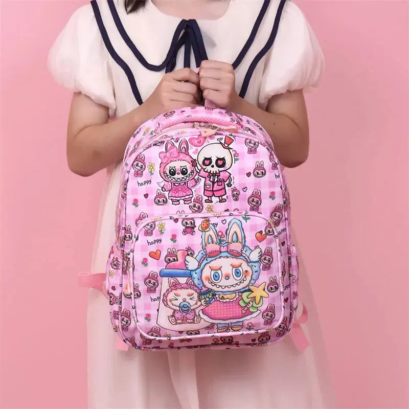 MINISO New style double shoulder bag with large capacity, lightweight, and casual, suitable for boys and girls. Trikidsworld