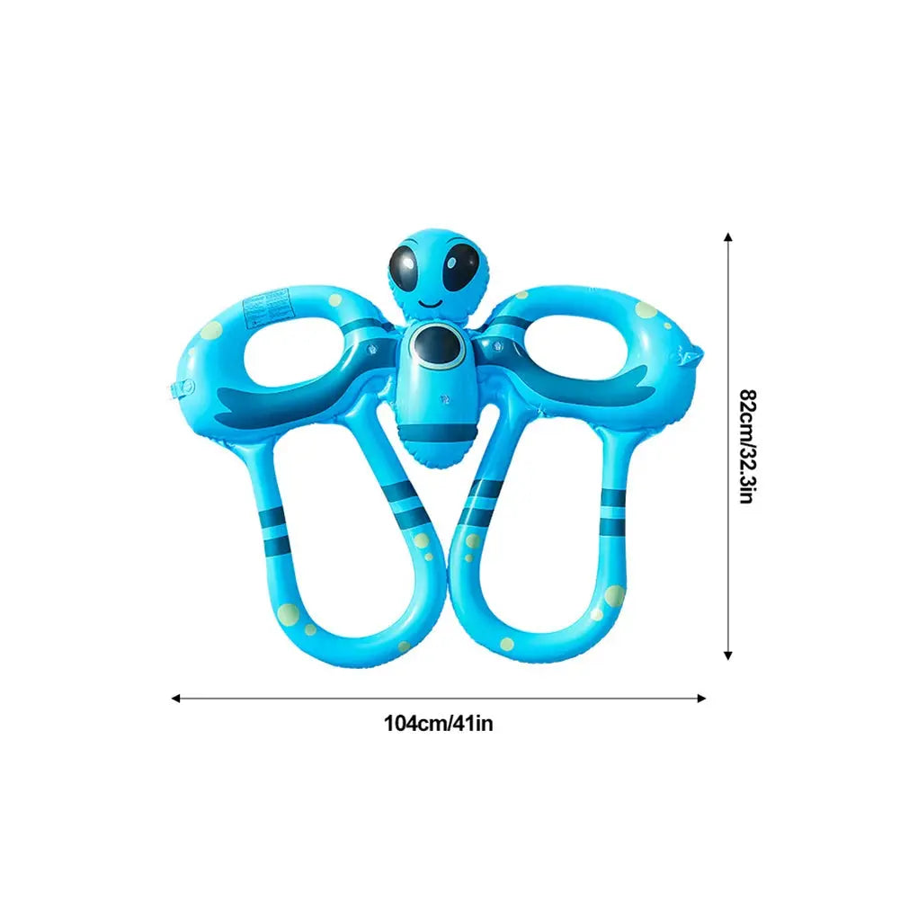 PVC Drifting Safety Vest Lightweight Inflatable Buoyancy Vest Portable Adjustable Webbing Safety Buckle Swim Pool Accessories Trikidsworld
