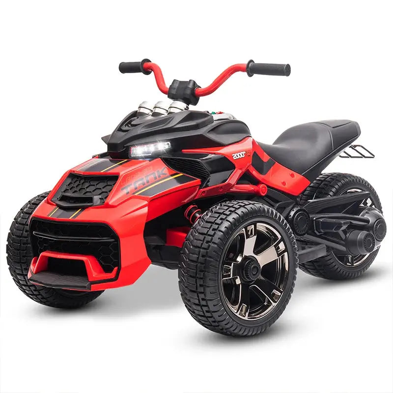 12V Kids ATV Ride On Toy Three-Wheel Electric Vehicle for 3-8y Kids Gifts Battery Powered Car Toys with Lights,Music Trikidsworld