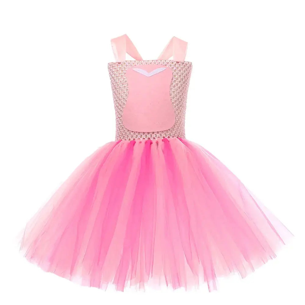 Movie Girls Alien Dog Costume Cartoon Blue Tulle Festival Dress Lilo Tutu Dress Maia Kealaha Live-action Character Dress Up Trikidsworld