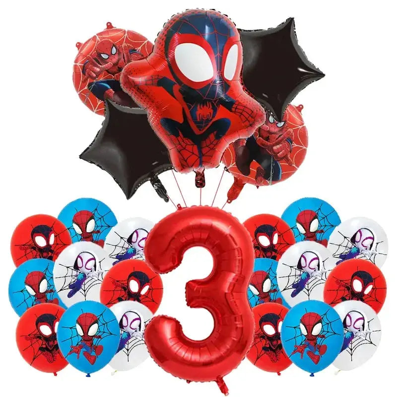 Birthday Party Decoration Spiderman Theme Balloon Trikidsworld