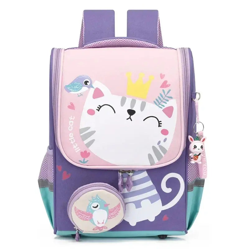 School Backpacks for Girls Cute Cat Trikidsworld