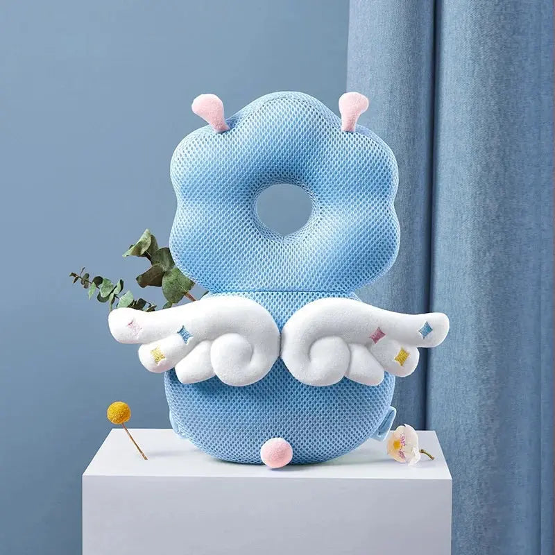 Baby Head Protection Backpack Pillow Toddler Head Safety Pad Cushion Anti-fall Head Protection Pillow Highly Elastic Breathable Trikidsworld
