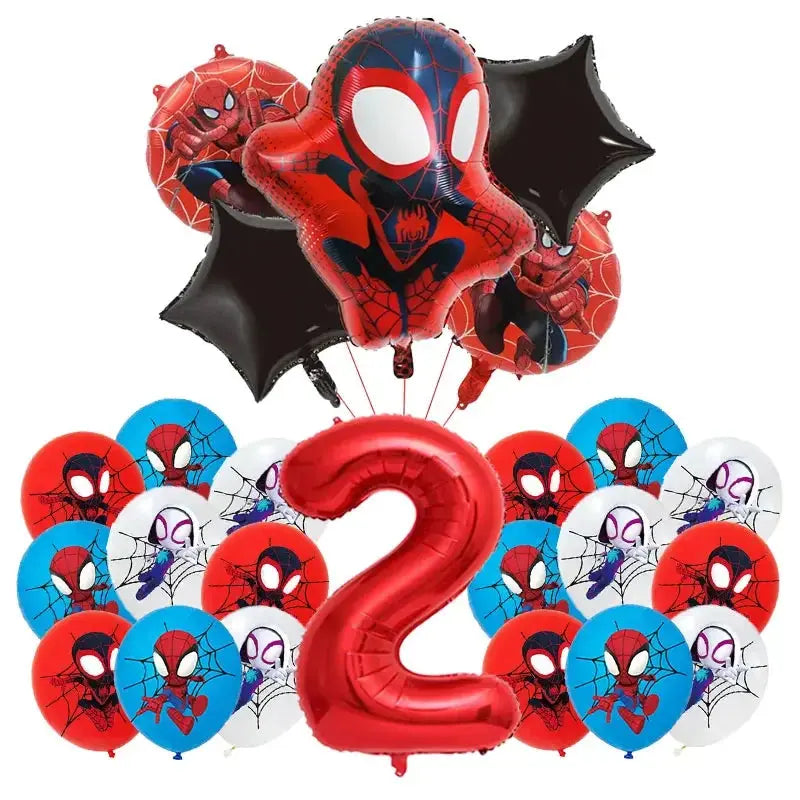 Birthday Party Decoration Spiderman Theme Balloon Trikidsworld