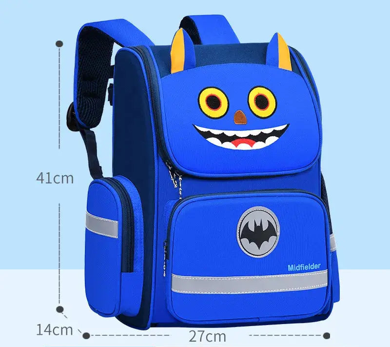 Promotion 2025 Classic Cartoon Primary School Student Backpack Unicorn Ridge Protection Reduce Burden 1-3-6 Grades Space Bag Trikidsworld