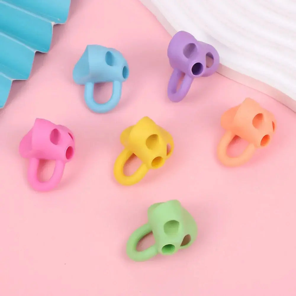 Finger Silicone Pencil Cuffs Child Pencil Adapter Writing Corrector Stationery Aid Grip Posture Correction Device Trikidsworld