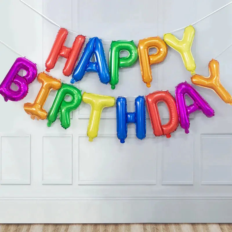 Foil Balloons Happy Birthday Trikidsworld