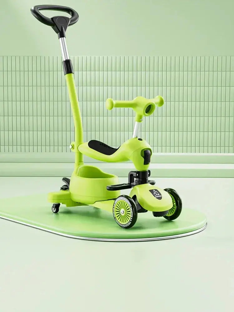 Wheel -3 Foldable Kids' Scooter – Musical, Portable, Multimode Ride Trikidsworld