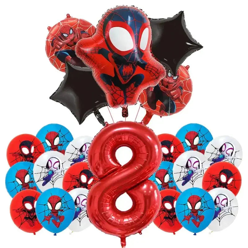Birthday Party Decoration Spiderman Theme Balloon Trikidsworld