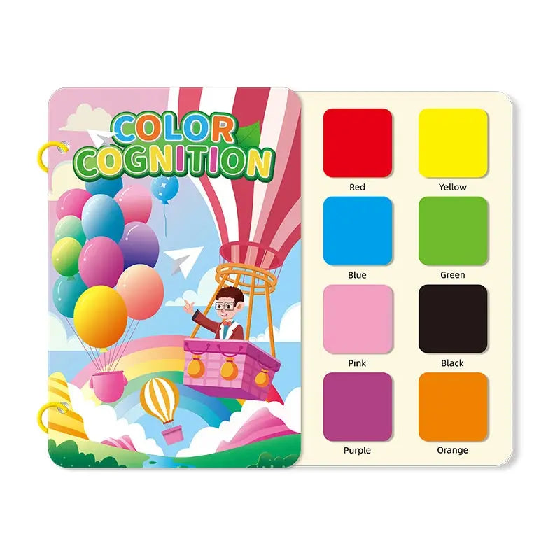 Children Early Education Quiet Busy Paste a Book Baby DIY Puzzle Sticker Montessori Toy Portable Educational Toy Sticker Book Trikidsworld