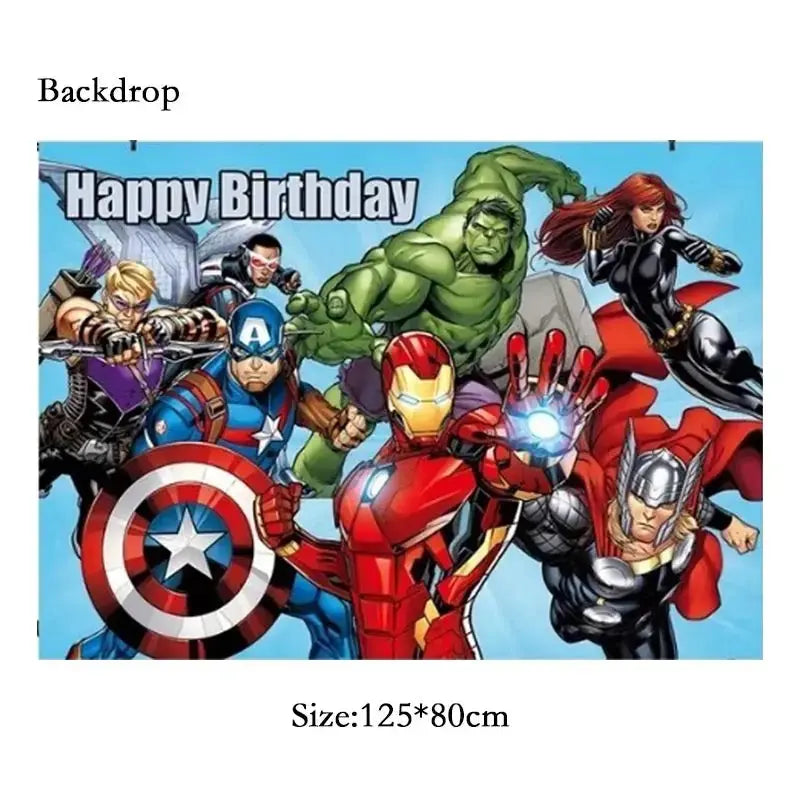Kids Avengers Marvel Birthday Party Decoration Trikidsworld