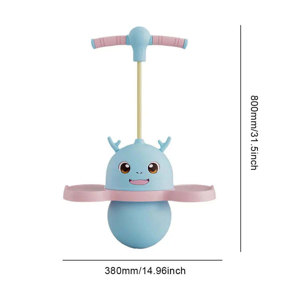 Panda Jumping Ball Exercise Balance Help Grow Tall Fitness Exercise Elastic Ball with Handle Outdoor Fun Bouncing Equipment Trikidsworld