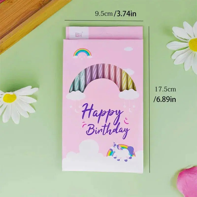 Curved Rotating Birthday Candle Trikidsworld