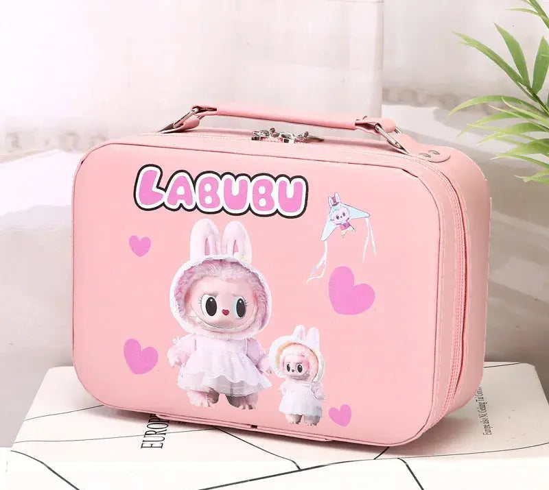 New Cute Cartoon Monster Doll Makeup Bag Multi Functional Handheld Portable Small Square Storage Bag Children's Birthday Gift Trikidsworld