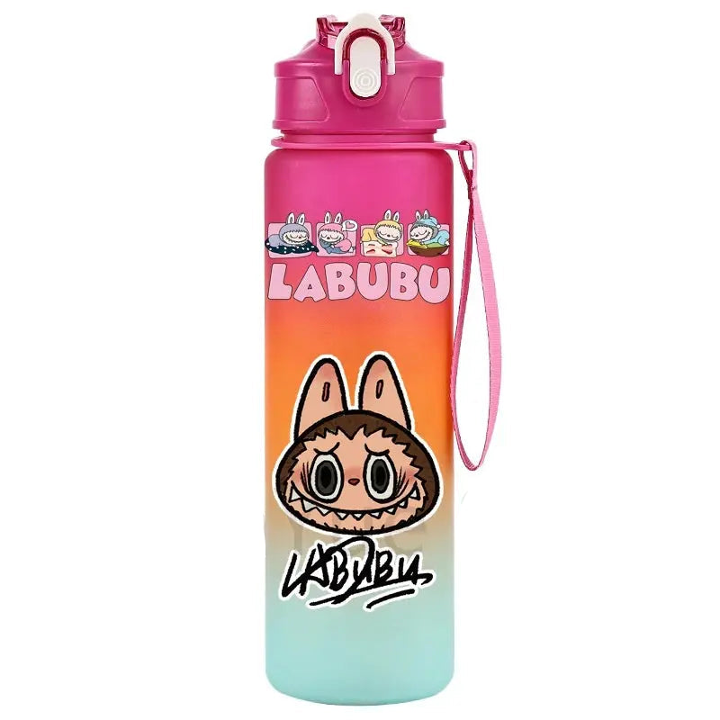 750Ml Cartoon Printed Water Bottle Teenger Student Drinking Portable Cartoon Large Capacity Outdoor Sport Water Cup Kid Gift Trikidsworld