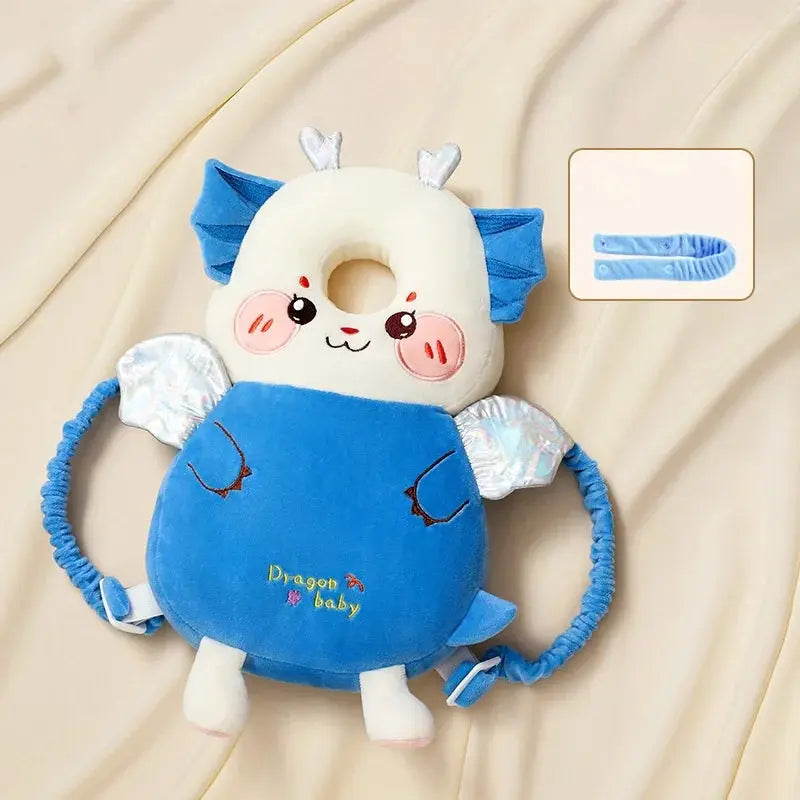 Baby Head Protection Backpack Pillow Toddler Head Safety Pad Cushion Anti-fall Head Protection Pillow Highly Elastic Breathable Trikidsworld
