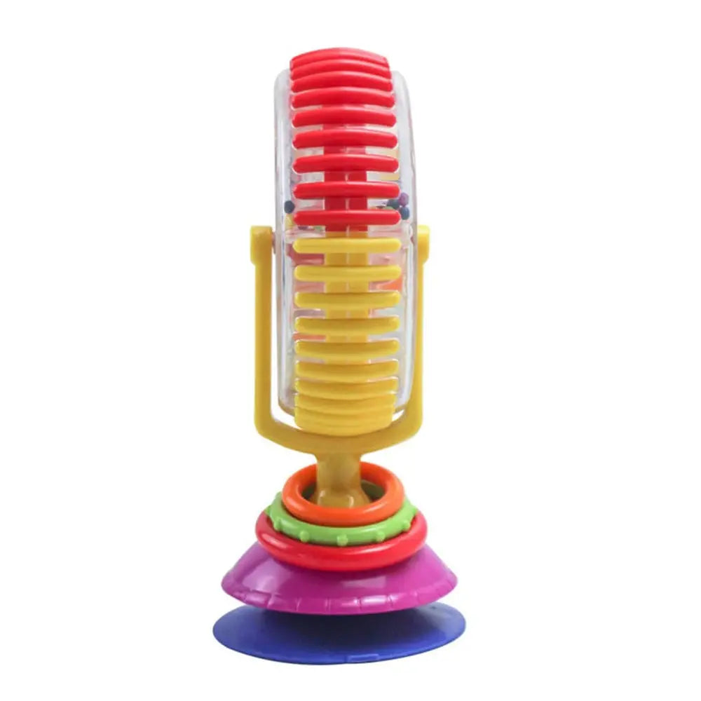 Baby Rotating Ferris Wheel Rattle with Suction Cup Rattle Toy Funny Feeding Plaything for Early Development Babies and Toddlers Trikidsworld
