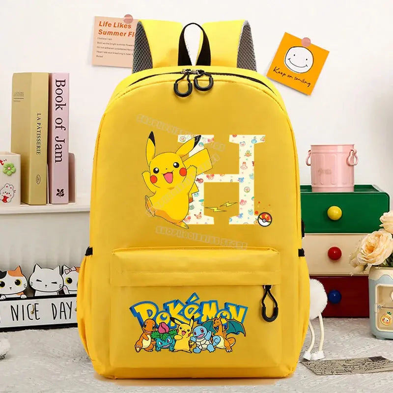 Pokemons School Bag Cartoon Backpack Trikidsworld