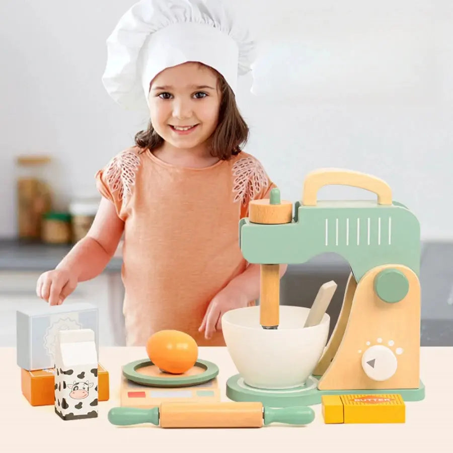 Children's Wooden Tea Set Playset – Pretend Kitchen Toy Trikidsworld