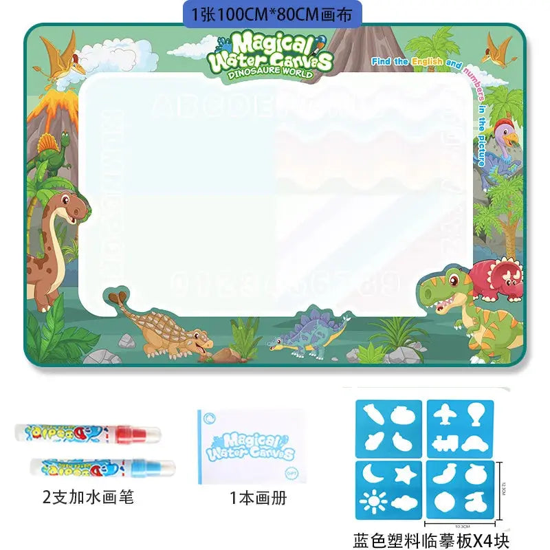 Oversized Magical Water Canvas pens Montessori Toys Learning Blanket Writing Children Drawing Repeated Graffiti Painting kid toy Trikidsworld